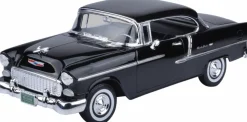Motormax - 1955 Chevy Bel Air (Hard Top) Timeless Legends Collection 1/18th Scale Die-Cast Vehicle Replica