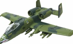 Motormax - A-10A Thunderbolt II Fighter Jet Sky Wings Collection 1/72 Scale Die-Cast Vehicle Replica