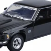 Motormax - Black 1970 Ford Mustang Boss 429 Timeless Legends Collection 1/18th Scale Die-Cast Vehicle Replica