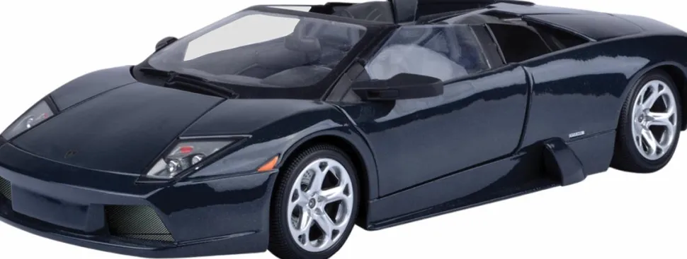 Motormax - Black Lamborghini Murcielago Roadster Timeless Legends Collection 1/18th Scale Die-Cast Vehicle Replica