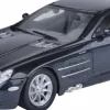 Motormax - Black Mercedes-Benz SLR McLaren Timeless Legends Collection 1/24th Scale Die-Cast Vehicle Replica