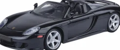 Motormax - Black Porsche Carrera GT Timeless Legends Collection 1/24th Scale Die-Cast Vehicle Replica