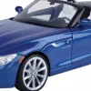 Motormax - Blue 2010 BMW Z4 Roadster Timeless Legends Collection 1/24th Scale Die-Cast Vehicle Replica