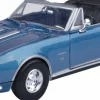 Motormax - Blue 1967 Chevy Camaro SS (Convertible) Timeless Legends Collection 1/24th Scale Die-Cast Vehicle Replica