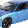 Motormax - Blue 2023 Dodge Charger Timeless Legends Collection 1/24th Scale Die-Cast Vehicle Replica