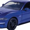 Motormax - Blue 2018 Ford Mustang GT Timeless Legends Collection 1/24th Scale Die-Cast Vehicle Replica