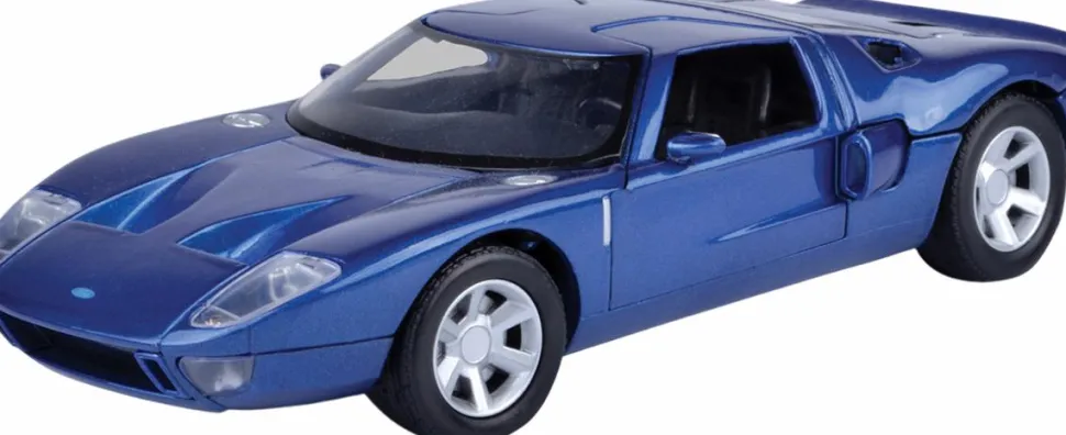 Motormax - Blue Ford GT Concept Timeless Legends Collection 1/24th Scale Die-Cast Vehicle Replica