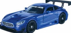Motormax - Blue Mercedes AMG GT3 Timeless Legends Collection 1/24th Scale Die-Cast Vehicle Replica