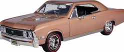 Motormax - Brown 1967 Chevelle SS 396 Timeless Legends Collection 1/18th Scale Die-Cast Vehicle Replica