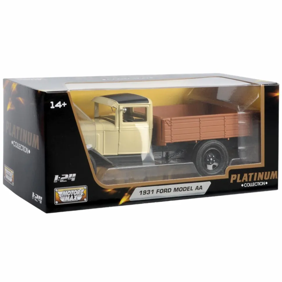 Motormax - Cream 1931 Ford Model AA Truck Platinum Collection 1/24th Scale Die-Cast Vehicle Replica
