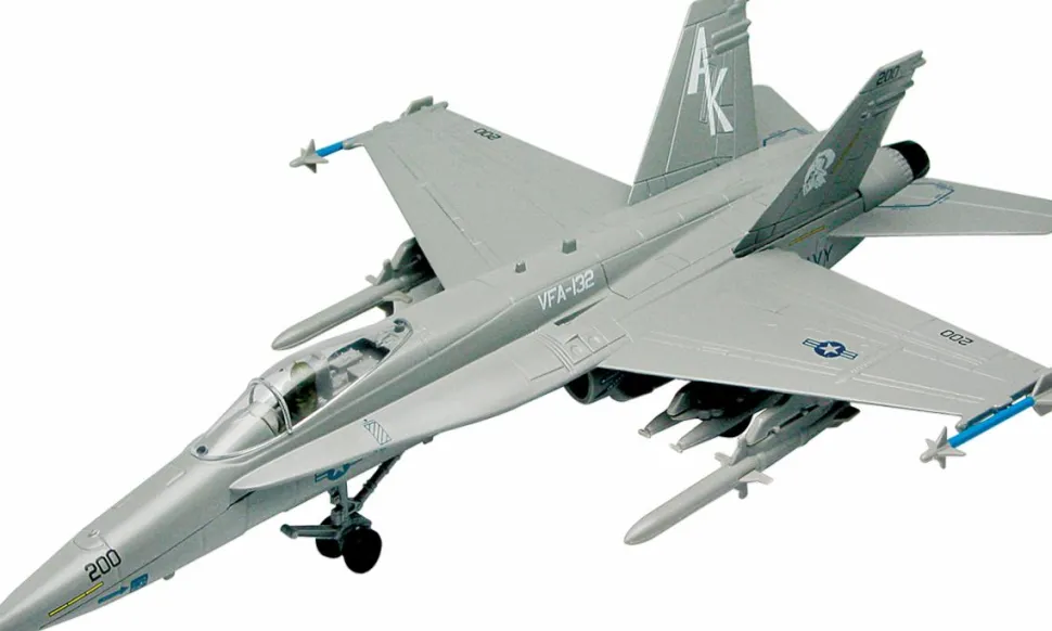 Motormax - F/A-18 Hornet Fighter Jet Sky Wings Collection 1/48th Scale Die-Cast Vehicle Replica