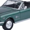 Motormax - Green 1964 1/2 Ford Mustang (Convertible) Timeless Legends Collection 1/24th Scale Die-Cast Vehicle Replica