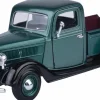 Motormax - Green 1937 Ford Pickup Timeless Legends Collection 1/24th Scale Die-Cast Vehicle Replica