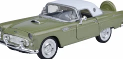 Motormax - Green 1956 Ford Thunderbird (Hardtop) Timeless Legends Collection 1/24th Scale Die-Cast Vehicle Replica