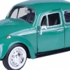 Motormax - Green 1966 Volkswagen Beetle Timeless Legends Collection 1/24th Scale Die-Cast Vehicle Replica