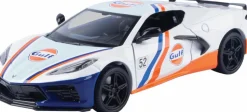 Motormax - Gulf Livery 2020 Corvette C8 Gulf Collection 1/24th Die-Cast Vehicle Replica