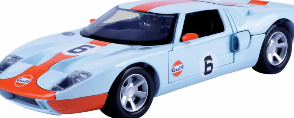 Motormax - Gulf Livery Ford GT Concept Gulf Collection 1/24th Die-Cast Vehicle Replica