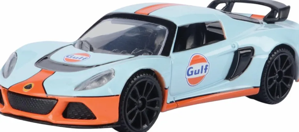 Motormax - Gulf Livery Lotus Exige Gulf Collection 1/43 Die-Cast Vehicle Replica