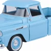 Motormax - Light Blue 1958 Chevy Apache Fleetline Pickup Timeless Legends Collection 1/24th Scale Die-Cast Vehicle Replica