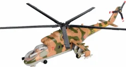 Motormax - Mil Mi-24 Hind Attack Helicopter Sky Wings Collection 1/60th Scale Die-Cast Vehicle Replica