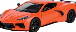 Motormax - Orange 2020 Corvette C8 Timeless Legends Collection 1/24th Scale Die-Cast Vehicle Replica
