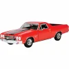 Motormax - Red 1970 Chevy El Camino Timeless Legends Collection 1/24th Scale Die-Cast Vehicle Replica
