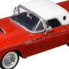 Motormax - Red 1956 Ford Thunderbird (Hardtop) Timeless Legends Collection 1/24th Scale Die-Cast Vehicle Replica