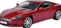 Motormax - Red Aston Martin DB9 Timeless Legends Collection 1/18th Scale Die-Cast Vehicle Replica