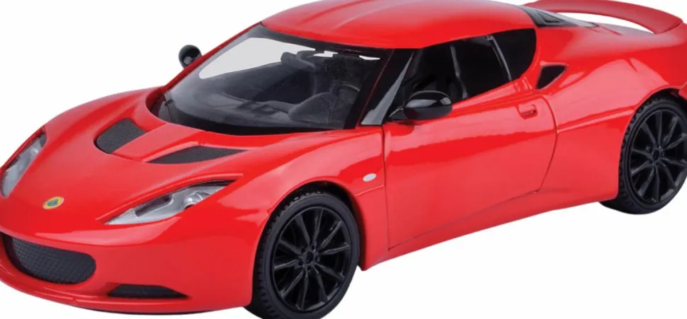 Motormax - Red Lotus Evora S Timeless Legends Collection 1/24th Scale Die-Cast Vehicle Replica