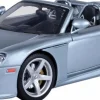Motormax - Silver Porsche Carrera GT Timeless Legends Collection 1/18th Scale Die-Cast Vehicle Replica