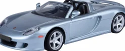 Motormax - Silver Porsche Carrera GT Timeless Legends Collection 1/24th Scale Die-Cast Vehicle Replica
