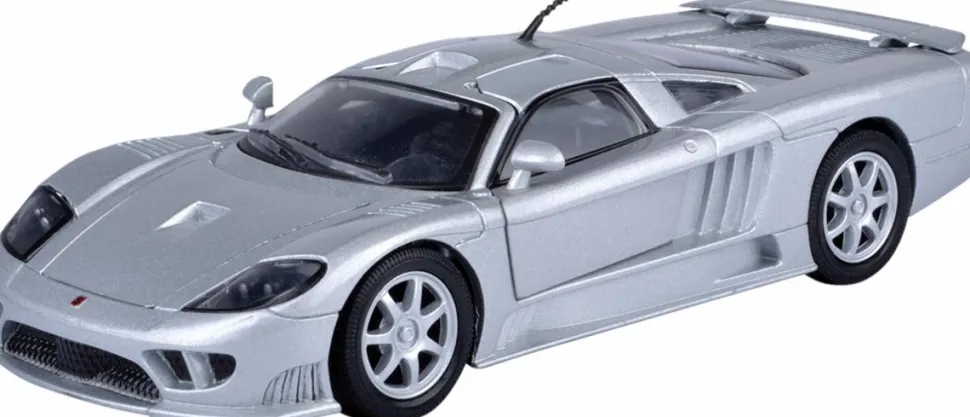 Motormax - Silver Saleen S7 Timeless Legends Collection 1/24th Scale Die-Cast Vehicle Replica