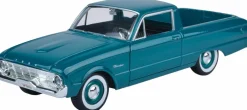 Motormax - Turquoise 1960 Ford Ranchero Timeless Legends Collection 1/24th Scale Die-Cast Vehicle Replica
