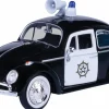Motormax - Volkswagen Beetle Police Car Volkswagen Collection 1/24th Scale Die-Cast Vehicle Replica