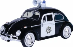 Motormax - Volkswagen Beetle Police Car Volkswagen Collection 1/24th Scale Die-Cast Vehicle Replica