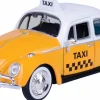 Motormax - Volkswagen Beetle Taxi Cab Volkswagen Collection 1/24th Scale Die-Cast Vehicle Replica