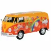 Motormax - Volkswagen Type 2 (T1) Bus (Flower Power Decal) Volkswagen Collection 1/24th Scale Die-Cast Vehicle Replica