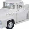 Motormax - White 1956 Ford F-100 Pickup Timeless Legends Collection 1/24th Scale Die-Cast Vehicle Replica