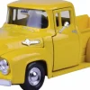 Motormax - Yellow 1955 Ford F-100 Pickup Timeless Legends Collection 1/24th Scale Die-Cast Vehicle Replica