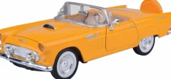 Motormax - Yellow 1956 Ford Thunderbird (Convertible) Timeless Legends Collection 1/24th Scale Die-Cast Vehicle Replica