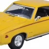 Motormax - Yellow 1969 Pontiac GTO Judge Timeless Legends Collection 1/18th Scale Die-Cast Vehicle Replica
