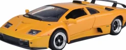 Motormax - Yellow Lamborghini Diablo GT Timeless Legends Collection 1/18th Scale Die-Cast Vehicle Replica