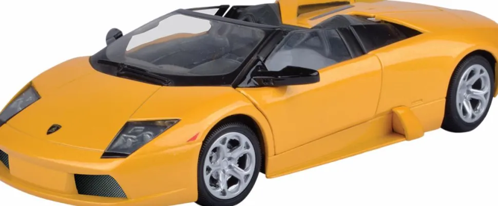 Motormax - Yellow Lamborghini Murcielago Roadster Timeless Legends Collection 1/24th Scale Die-Cast Vehicle Replica