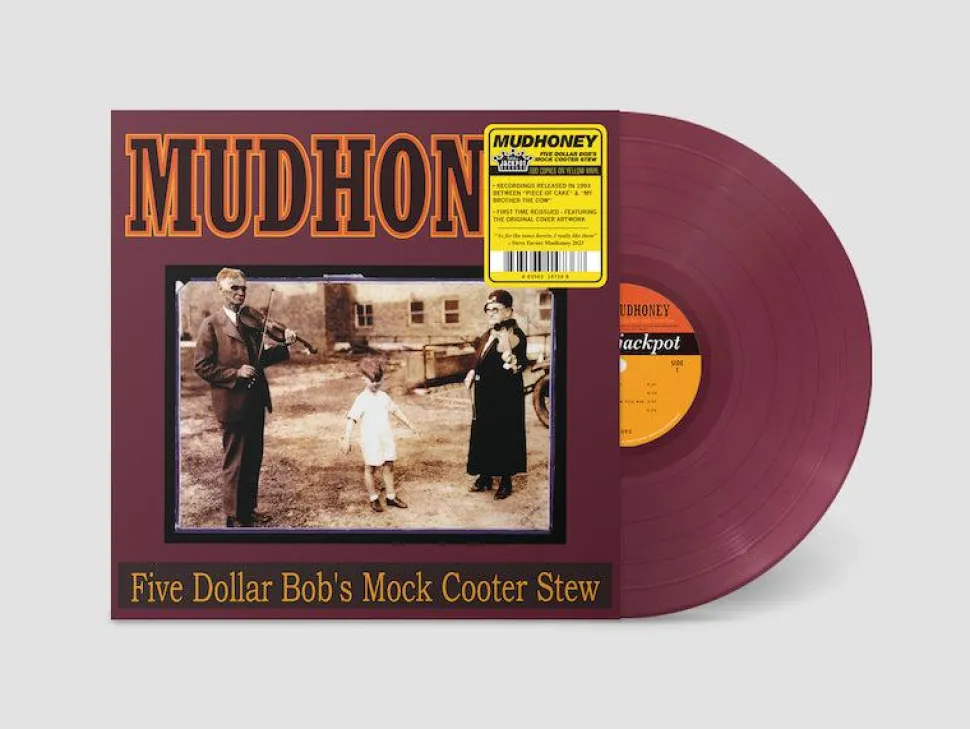Mudhoney - Five Dollar Bob's Mock Cooter Stew EP Vinyl Record (Dark Red Coloured Vinyl)