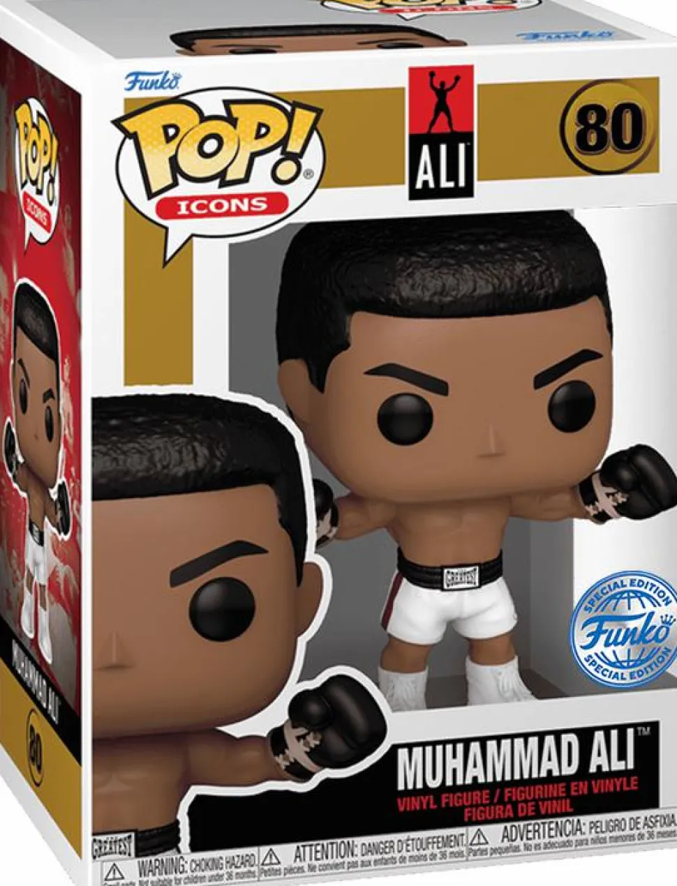 Muhammad Ali - Muhammad Ali (Arms Raised) Pop! Vinyl Figure (Popcultcha Exclusive)