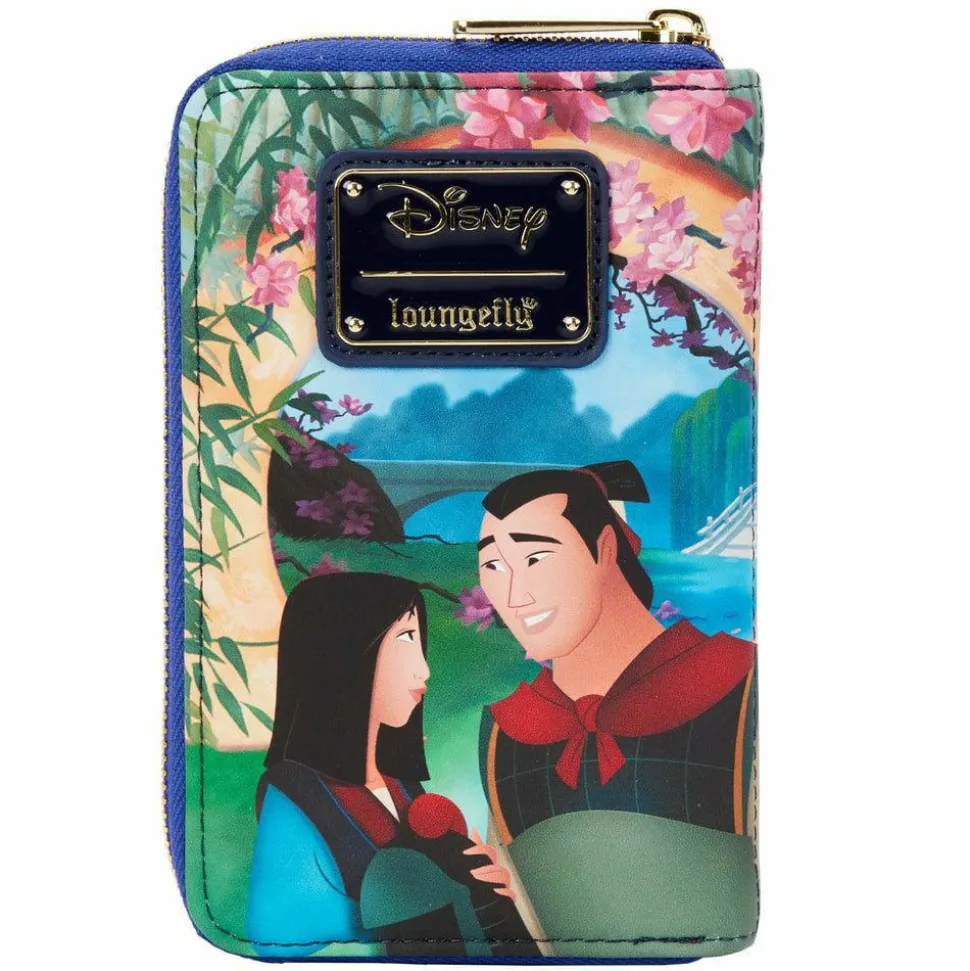Mulan (1998) - Mulan Castle 4” Faux Leather Zip-Around Wallet