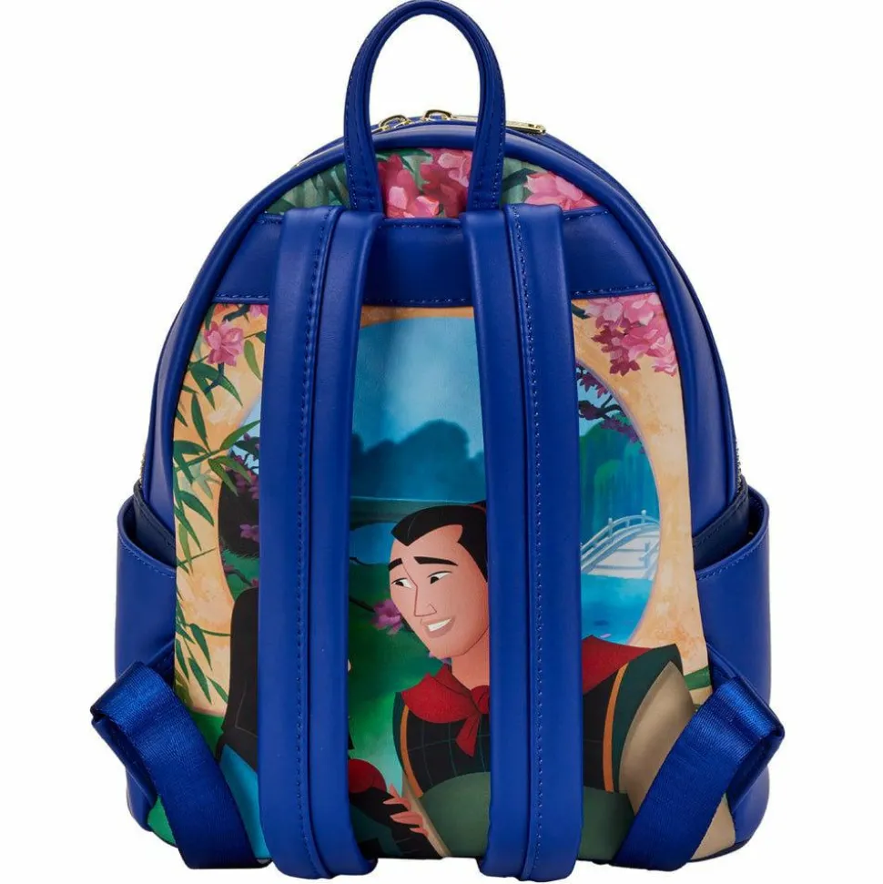 Mulan (1998) - Mulan Castle Light Up 10” Faux Leather Mini Backpack (Int Sales Only)