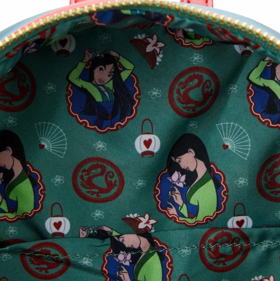 Mulan (1998) - Scenes 10” Faux Leather Mini Backpack