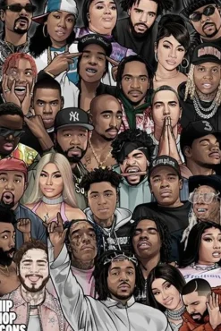 Music - Hip Hop Icons Poster (1257)