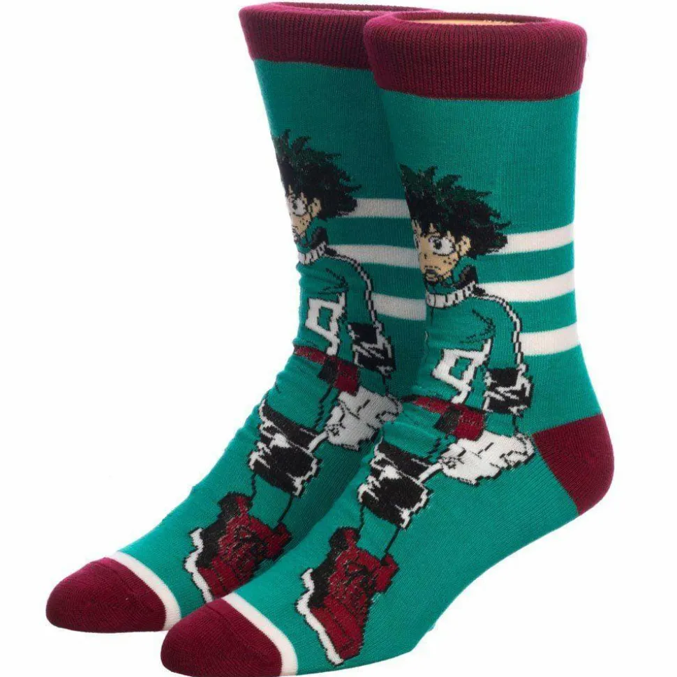 My Hero Academia - Deku, Katsuki & Tenya Crew Socks 3-Pack